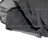 Roen denim pleats skirt pants