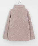 Nieti Fleece High Neck Half Coat
