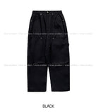 flame embroidered Carpenter Pants
