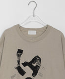 [unisex] Akel Printing Over Short Sleeve Tee