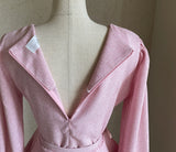 Minoa tweed belt blouse