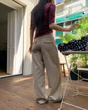Kakl wide long cotton pants