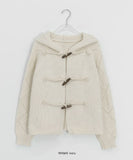 Dilbeco Duffle Hood Knit Cardigan