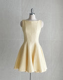 Kelly Tweed Sleeveless Mini Flare One Piece