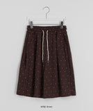 Dalson Banding Dot Bermuda Pants