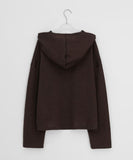 Mikam Ribbed Crop Hoodie