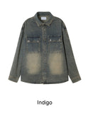 Peta Washed Pocket Denim Shirt