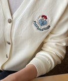 Celian Embroidered Knit Cardigan