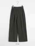 Chihine banding knit wide pants