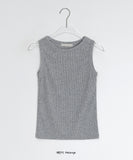 Hoolie Color Basic Ribbed Sleeveless