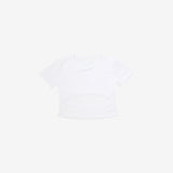 Miton cropped back slit T-shirt