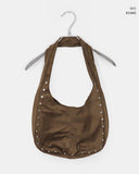 Eo Stud Suede Shoulder Bag