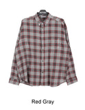 Louver pigment check shirt