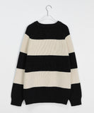 [unisex] Netoy Pocket Stripe Knit