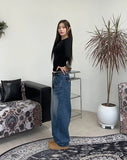 Onen Ribbed Round Long Sleeve T-shirt