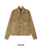 Modiel Suede Crop Shirt