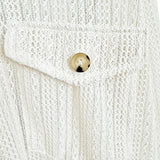 Orz Crochet Over Shirt