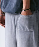 Side Cut-off Pigment Half Pants