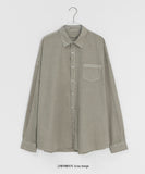 [Unisex] Kobinbaen Pocket Cotton Pigment Over Shirt