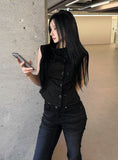 Dark Addict Button Top