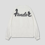 Fran vintage lettering over long sleeves
