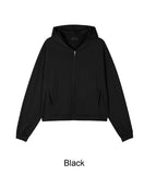 Niello Crop Hooded Zip-Up