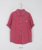 Ronisha Color Roll-Up Check Shirt