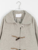 Ohane Wool Collar Duffel Long Coat - Wool 50