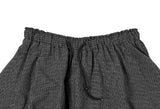Warmin Frill Banding Check Midi Skirt