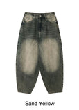 Reuben Slub Balloon Denim Pants