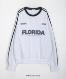 [unisex] Flap Sporty Line Color Matching Sweatshirt