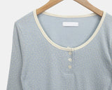 S-On Star Pattern Three Quarter T-Shirt
