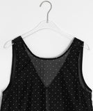 Bikan Dot Frill Sleeveless Blouse