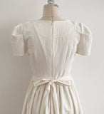 Cossel Ribbon String Flared Long One Piece