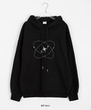 [BAONHAUS] Kelmo Line Brushed Printed Hoodie