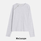 Coldy Waffle Shoulder Zip-Up T-shirt