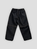 Bitter Color Sheme Stitching Balloon Pants