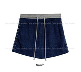 Pie Terry Studded Color Matching Shorts