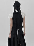 Glitter Lace Hood Coif