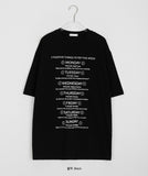 [unisex] Senichi lettering over short sleeve tee