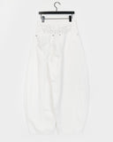 Celto Angel Wings Embroidery Wide Pants