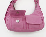 Bruce Two Pocket Cotton Mini Tot Shoulder Bag