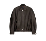 Overfit washed heritage jacket