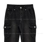 Zesty Cargo Bootcut Denim Pants