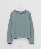 Sannive Stripe Hood Long Sleeve Tee