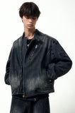 TRICEPS BIKER DENIM JACKET
