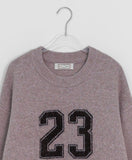 [BAONHAUS] Teplin Numbering Star Wool Over Round Knit