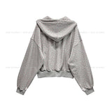 Glee Flower Two-Way Hood Zip-Up