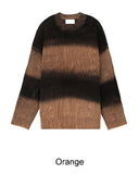Heren gradient grunge knit