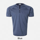 Wave Pig Half Zip Short Sleeve T-shirt